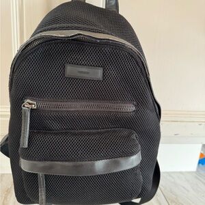 Black Mesh Backpack